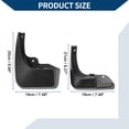 thumbnail image 3 of Guardabarros Unique Bargains Splash con accesorios de montaje para Peugeot 508 2011-2018, guardabarros delanteros y traseros, 1 conjunto, 3 of 6