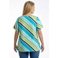 thumbnail image 2 of Roaman's Women's Plus Size Ultimate Short Sleeve Swing Tee, 2 of 6