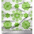 thumbnail image 1 of Soimoi polyester Crepe Fabric Mandala Ethnic Printed Craft Fabric by the Yard 42 Inch Wide, 1 of 1