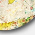 thumbnail image 3 of Designart 'Vintage World Map Watercolor ' Modern wall clock, 3 of 6