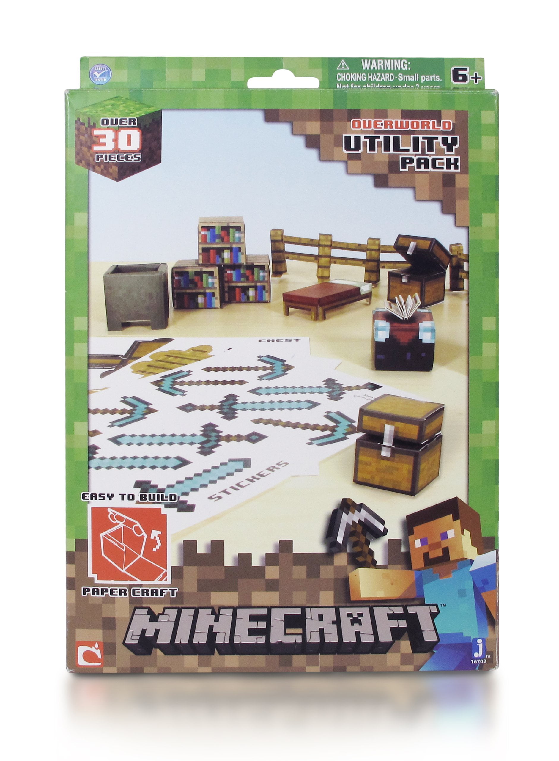 Screenless Minecraft Activity with Papercraft, Tech Age Kids