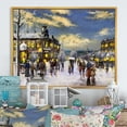 thumbnail image 1 of Designart Paris In Christmas Winter I Traditional Floating Frame Wall Art, 1 of 4