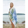 thumbnail image 2 of Hydrangea Spring Beach Towels Oversized Super Absorbent, Idyllic Flower Floral Bow Plant Leaf Lightweight Bath Towel Quick Dry Sets For Bathroom/Pool/Rv Camping/Beach Play/Gym Room/Picnic 31"x62", 2 of 8
