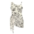 thumbnail image 7 of SEANATIVE Girls One Piece Swimsuits with Mesh Coverups Kid Teen Bathing Suit 2 PCS Swimwear Back Cutout Beachwear for Travel Beach Swimming Pools, Size 13-14, Leaf Pattern Beige, 7 of 7