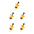 thumbnail image 2 of Soidarity Aparejos de pesca Señuelos Clip de bloqueo Jigging Fish Baits Gadget para al aire libre Agua dulce Mar Barco Agua de mar Naranja Type2 NO2 Soidarity CBP267307, 2 of 5