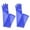 Blue, variant on 1pair Long Sheer Gloves Stage Performances Mittens Princesses Dress Gloves