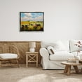 thumbnail image 3 of Stupell Industries Cows Grazing Painting Landscape Painting Gray Floater Framed Canvas Art Print Wall Art, 31 x 25, 3 of 10