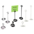 thumbnail image 2 of HUBERT® Chrome Countertop Sign Holder with Spiral Base - 5"H, 2 of 5