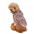 thumbnail image 6 of Pet Dog Leopard Print Hooded Sweatshirt Classical Hooded Fleece Coat Pet Warm Jacket S-XXL, 6 of 11
