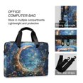 thumbnail image 4 of FORMRS 16" Laptop Sleeve Bag Carrying Case with Handle Travel Shoulder Briefcase, Crystal Moon, 4 of 8