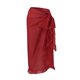 thumbnail image 2 of Gibobby faldas largas de mujer elegantes Cubierta de larga para mujer, modelos de mujer, traje de baño translúcido, traje de baño, falda, Bikini de playa, cubierta(Rojo， Talla única), 2 of 5