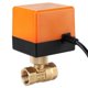thumbnail image 3 of Válvula de bola eléctrica-AC 220V Válvula de bola eléctrica motorizada de latón 2 vías 3 cables 1.6Mpa Rosca DN15 DN25(DN15), 3 of 8