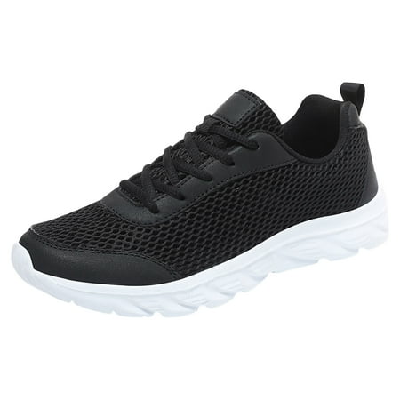 Sneakers for Men Men Sports Shoes Fashion Sneakers Minimalist Couple Style Breathable Comfortable Mesh Non Slip Strap Lightweight Casual Shoes Male Shoes(White 10)