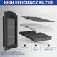 thumbnail image 4 of For Ecovacs Deebot T50 PRO Robot Vacuum Cleaner Parts Replace Main Brush Hepa Filters Side Brush Dus, 4 of 5