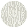 thumbnail image 2 of SAFAVIEH Cambridge Macy Geometric Wool Area Rug, Beige/Gray, 6' x 6' Round, 2 of 10