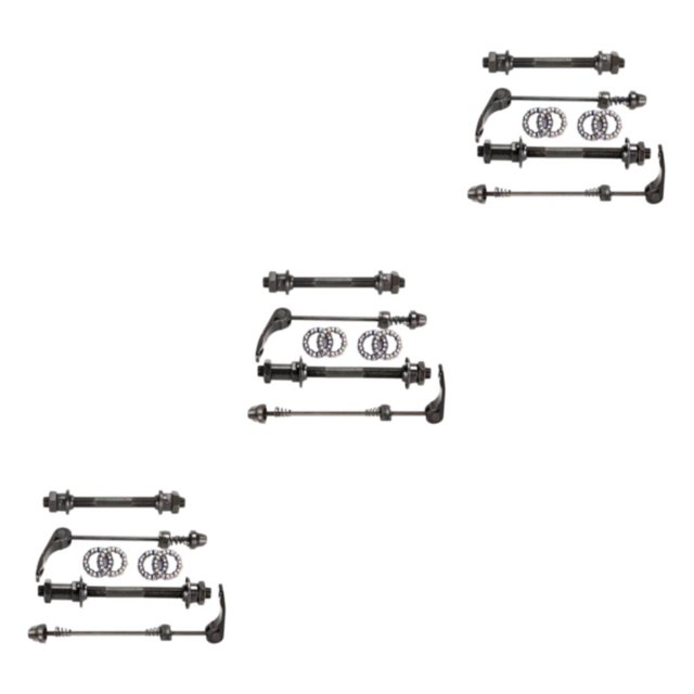 relayinert Bike Axle Quick Release Skewer Set Reliable Strength Construction Easy front and Rear axle 3Set