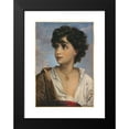 thumbnail image 2 of Gustav Karl Ludwig Richter 11x14 Black Modern Framed Museum Art Print Titled - Neapolitan Fisher Boy (ca. 1861-1897), 2 of 5