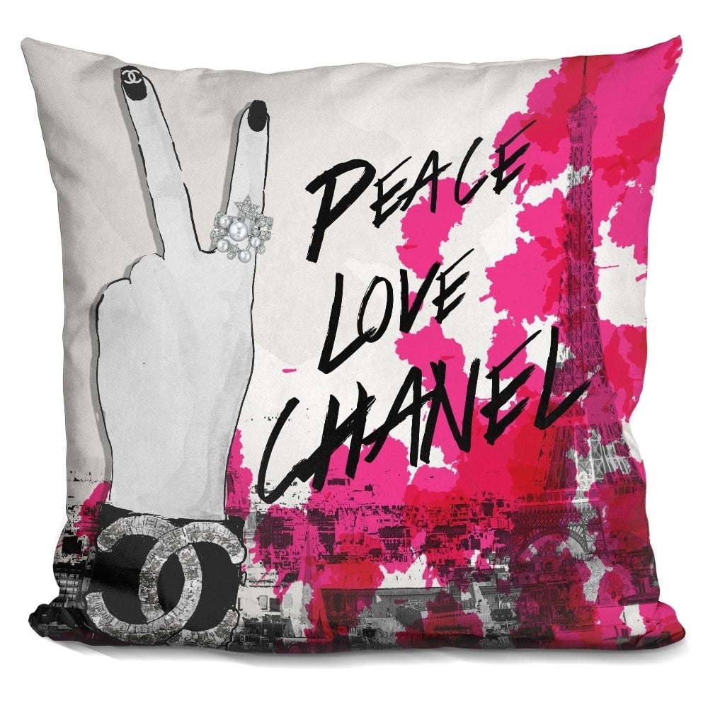 LiLiPi Design for Love Decorative Accent Throw Pillow