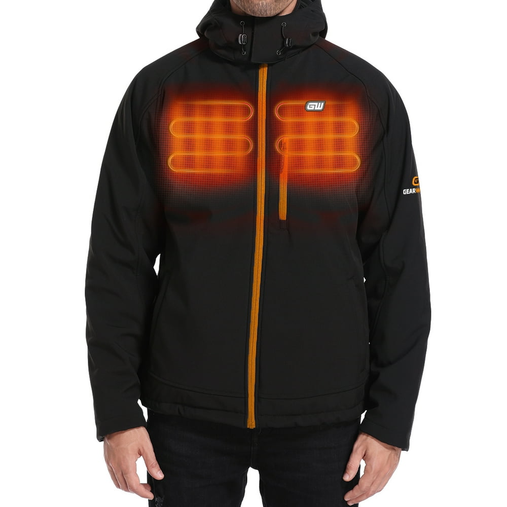 GearWrench GEARWRENCH Men's Heated Hooded Jacket with Battery Pack