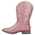 thumbnail image 3 of Roper Girls Glitter Galore Square Toe Cowboy   Mid Calf Boots, 3 of 5