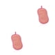 thumbnail image 2 of Moyic Almohadilla de fregado para cocina, fregadora de limpieza para lavavajillas de doble cara, esponja de fregado reutilizable con cordón Rosado 2Conjunto, 2 of 6