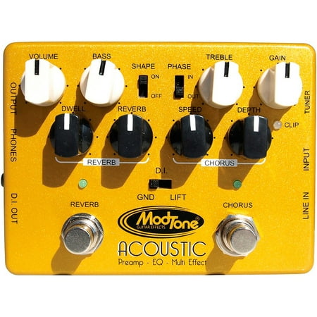 Modtone Custom Line Acoustic Preamp Pedal (Best Acoustic Guitar Preamp Pedal)