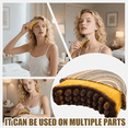thumbnail image 6 of Facial contour lymphatic massage brush, lifts and firms, eliminates puffiness and double chin, promotes blood circulation, soft bristles, ergonomic wooden handle, portable design.(3PC), 6 of 8