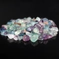 thumbnail image 5 of Piedras de grava naturales irregulares, fluorita verde, amatistas, cuentas de granate para hacer joyas, pulseras, collares y accesorios, 5 of 5