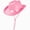 R365-Pink, variant on NOLDARES Kids Girls Boys Retro Felt Wide Brim Western Cowboy Cowgirl Hat Dress Up Hat with Wind Lanyard(Beige,4-9 Y)