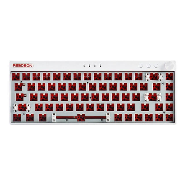 de mecánico DIY de 68 teclas inalámbrico 2,4G/ 5,0 RGB retroiluminación 3 modos tipo cable para interruptor de / Más CUTICAT Teclado mecánico