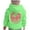 Green, variant on Girls Boys Hoodies Sweatshirts Plam Puff Print Sweatshirts With Pockets Loose Hot Pink 6-7 Years