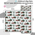 thumbnail image 5 of Red Christmas Truck and Tree Pattern Toddler Nap Mats for Kids Preschool,50"x20" Sleeping Mat Bag or Kids,Toddler Sleeping Bag,Toddler Nap Mat or Daycare, 5 of 6