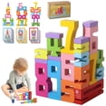 thumbnail image 1 of Bloques de construcción numéricos de madera Xgmadiles Montessori Math, 1 of 7