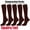 Coffee, variant on 5 Pairs Closed Toe Compression Socks for Men & Women, 10-20 mmHg Athletic Sports Support Stockings