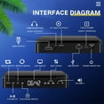 thumbnail image 4 of ELEPEX Home DVD/VCD Hd Video Player Hi-fi Stereo Speakers 1080P Multi-functional Portable Mini Cd Player, 4 of 6