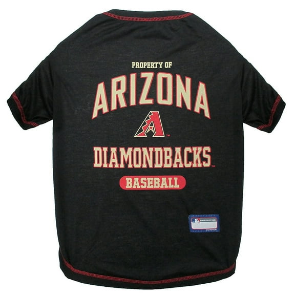 Pets First MLB Arizona Diamondbacks Tee Shirt for Dogs & Cats. Officially Licensed - Medium