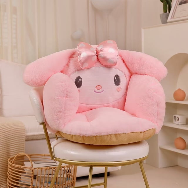 Peluche de dibujos animados de gran tamaño Sanrio Kawaii, cojín de enmirclement completo cálido, muñeca Cinnamoroll Mymelody Kuromi, regalo de juguete suave de Anime