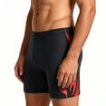 thumbnail image 2 of cllios Swim Jammers for Men Training and Recreational Swimming Jammer and Swim Cap Endurance Racing Square Leg Swimming Jammers with Drawstring Waist, 2 of 8