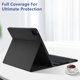 thumbnail image 5 of Keyboard  for  Air 11" & Pro 11" (1st-4th Gen), Wireless Detachable Keypad Cover with Pencil Holder, PU Leather Type-C Rechargeable Folio, 5 of 8