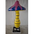 thumbnail image 5 of Nifao Happy Giant Mushroom Made of Resin for Outdoors Indoors – Outdoor Garden Decor Sculpture, 43"L x 43"W x 68"H, 5 of 12