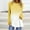 Yellow, variant on Royisotas Yellow Women's Plus Size Tops Long Sleeve Casual Fall and Winter Striped Gradient Color Women Blouses Crew Neck Raglan Sleeve Shirts