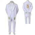 thumbnail image 3 of New Baby Toddler Kid Child Boy Church Christening Baptism Tuxedo Suit S-7 White, 3 of 9