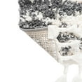 thumbnail image 6 of Unique Loom Serenity Shag Collection Area Rug - Vigie (2' x 6' Runner White/Gray), 6 of 10