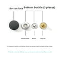 thumbnail image 4 of 50PCS Colorful Enameled Snap Buttons - Flat Color-Matching Fasteners for Kids' Down Jackets & Coats ,Easy to Install, 4 of 5