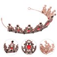 thumbnail image 2 of Couronne en Strass pour Femmes avec Qualité Incroyable et Design Robuste Parfait pour Décoration de Mariage Rouge Taille Unique, 2 of 8