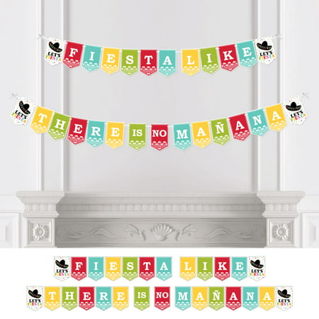 let s fiesta  mexican fiesta  party  bunting banner 