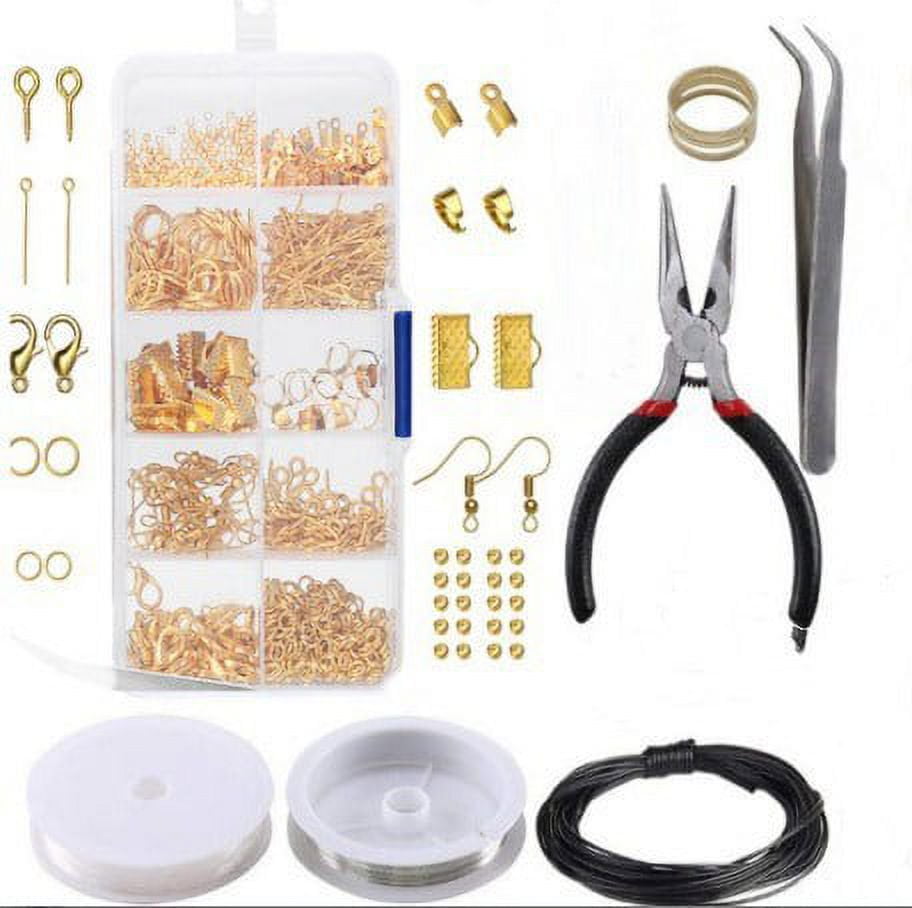 HLONK X DIY Jewelry Making Kit 15 Grid Lobster Clasps Clips and