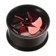 thumbnail image 2 of SmartBy 1Pc 8-20mm Windmill Stainless Steel Ear Plugs Tunnel Unisex Piercing Jewelry, 2 of 7