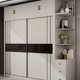 thumbnail image 3 of Home Organizer Wadrobe Closet System Portable Sliding Cloth Wardrobe Baby Closet Rangement Armoire Space Saving Furniture SQC My Lux Decor Round, 3 of 6