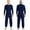 Dark Blue, variant on Adult Adaptive Dementia Clothing Back Zip Anti-Strip Jumpsuit for Alzheimers Elderly Men and Special Needs Dark Blue M